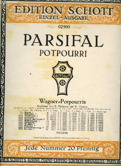 PARSIFAL violino I