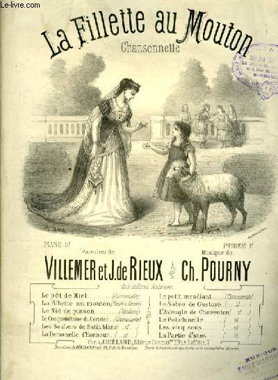 LA FILLETTE AU MOUTON pour piano et chant