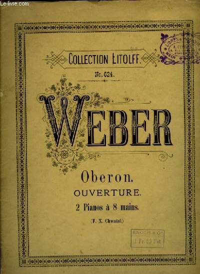 OBERON ouverture 2 pianos  8 mains