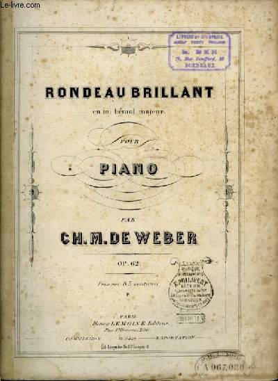 RONDEAU BRILLANT pour piano
