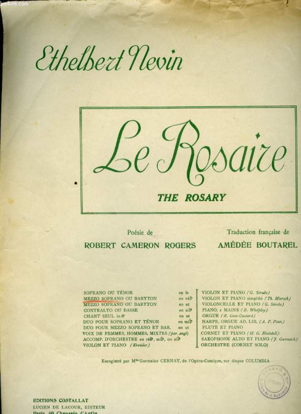 THE ROSARY (le rosaire)