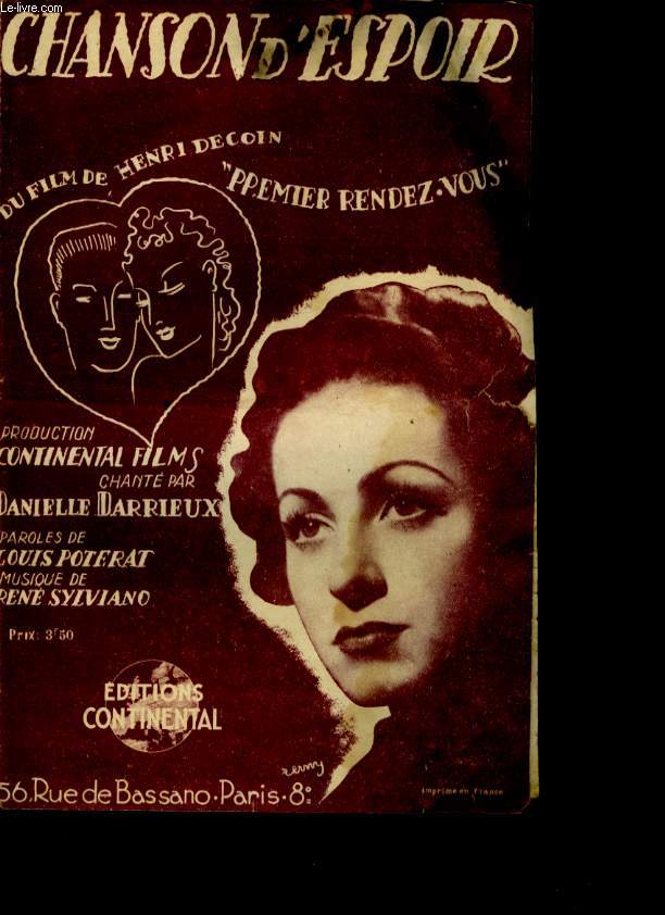 CHANSON D'ESPOIR