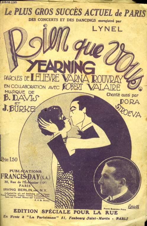 RIEN QUE VOUS ( YEARNING)