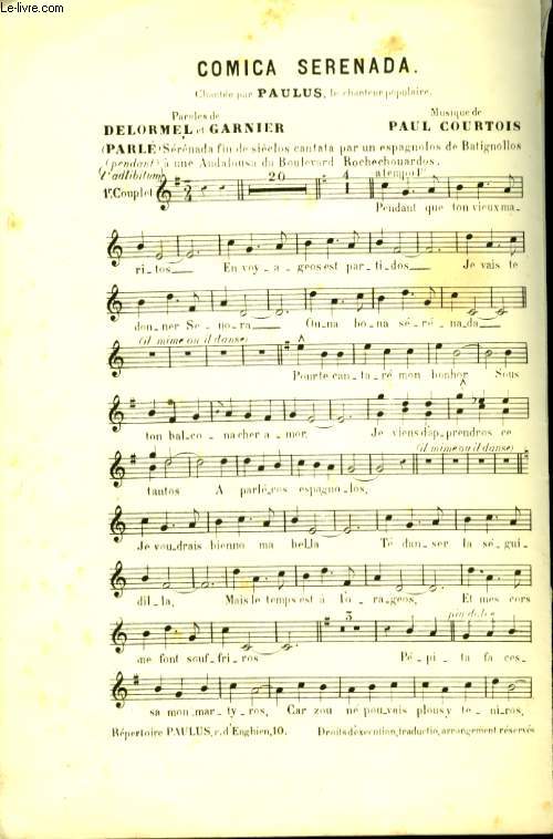 COMICA SERENADA