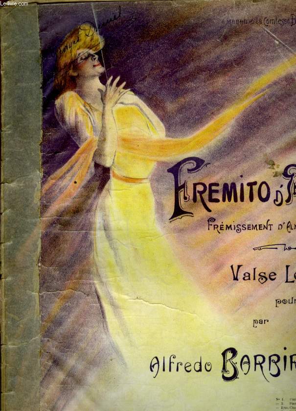 FREMITO D'AMORE FREMISSEMENT D'AMOUR. VALSE LENTE