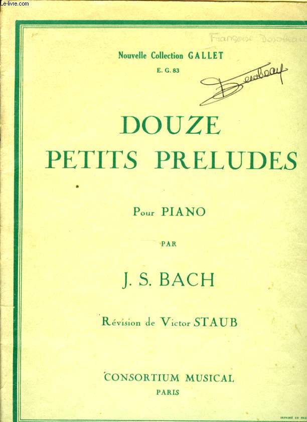 DOUZE PETITS PRELUDES