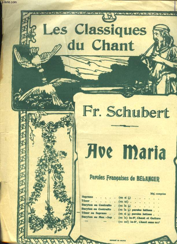 LES CLASSIQUES DU CHANT AVE MARIA