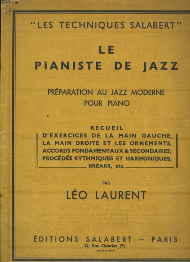 LE PIANISTE DE JAZZ