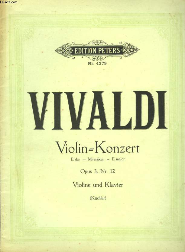 VIOLIN - KONZERT OP 3 NR 12