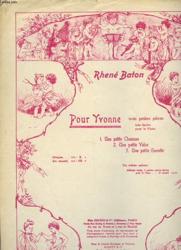 POUR YVONNE N3 UNE PETITE GAVOTTE