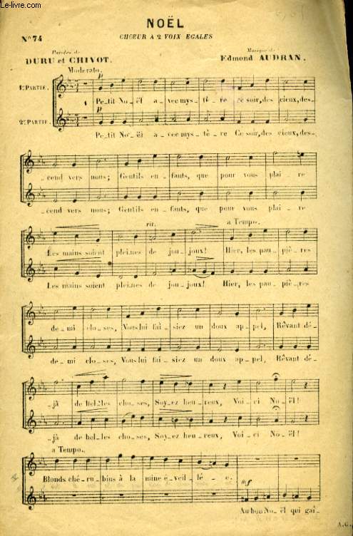NOL CHOEUR A DEUX VOIX EGALES