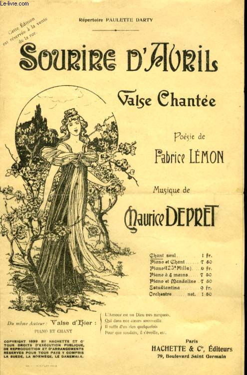 SOURIRE D'AVRIL VALSE CHANTEE