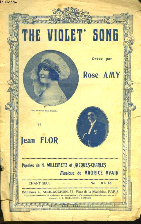 THE VIOLET' SONG ( LA LEGENDE DE LA VIOLETTE)