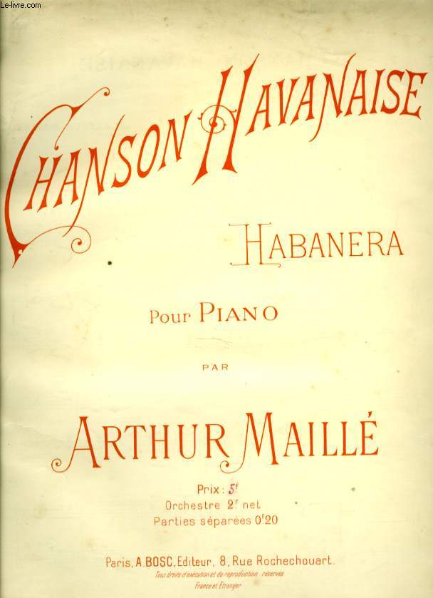 CHANSON HAVANAISE HABANERA