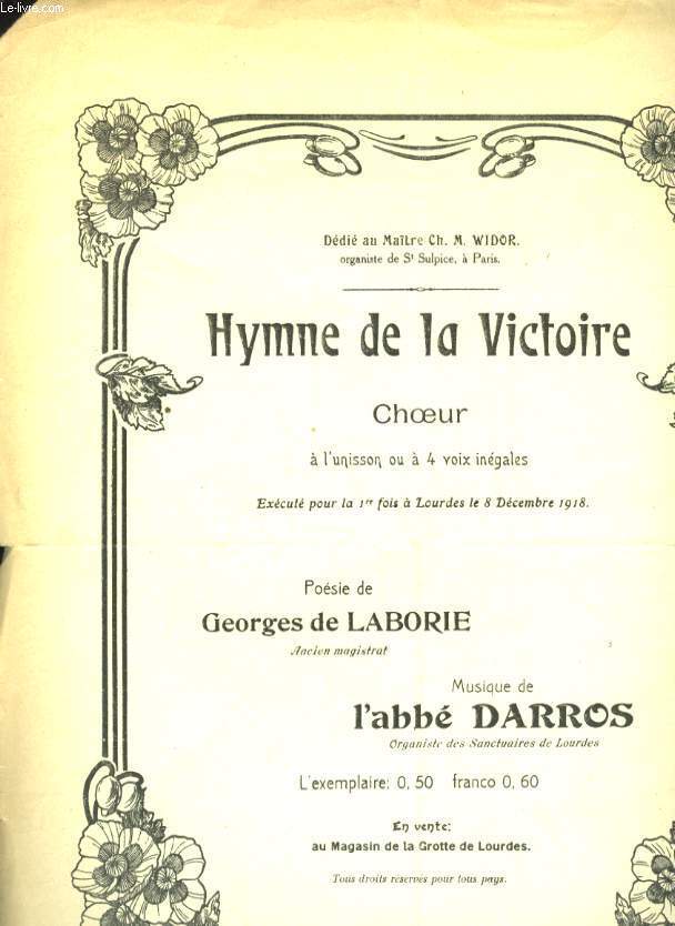 HYMNE DE LA VICTOIRE