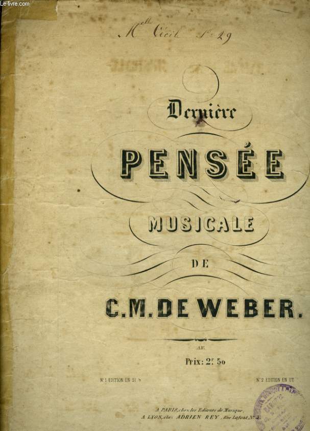 DERNIERE PENSEE MUSICALE