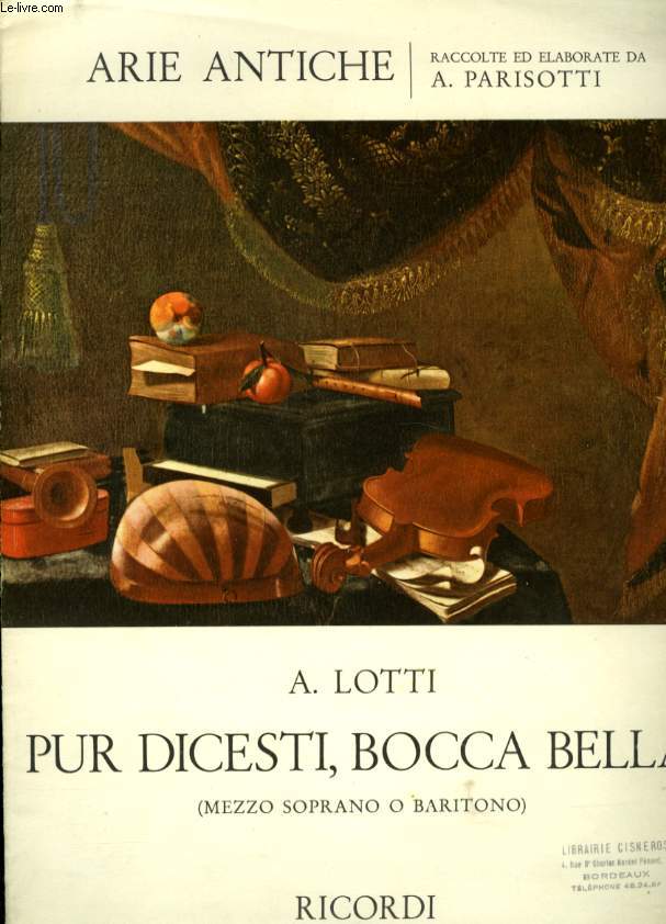 PUR DICESTI, BOCCA BELL ( TU L'AS DIT,  BOUCHETTE)