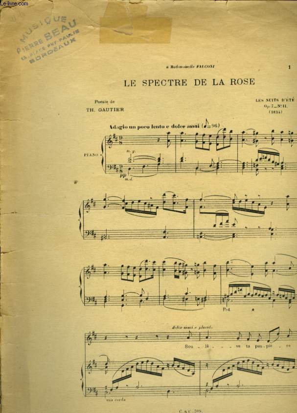 LE SPECTRE DE LA ROSE
