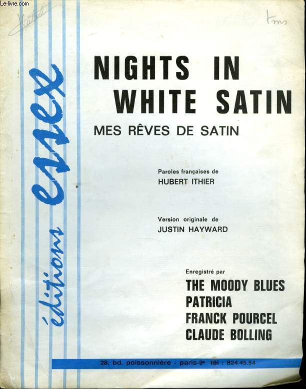 MES RVES DE SATIN ( NIGHTS IN WHITE SATIN)