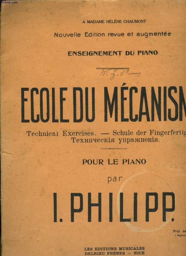 ECOLE DU MECANISME