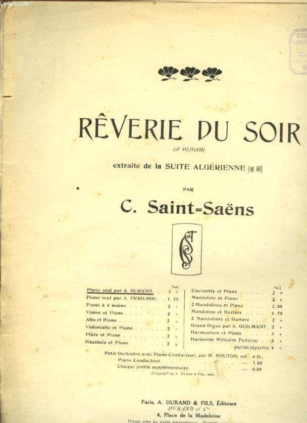 RVERIE DU SOIR