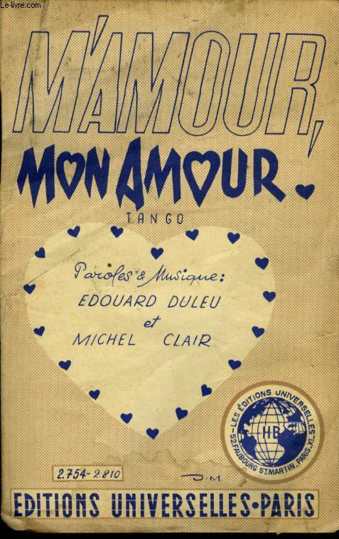 M'AMOUR, MON AMOR / TRES DECEMBER