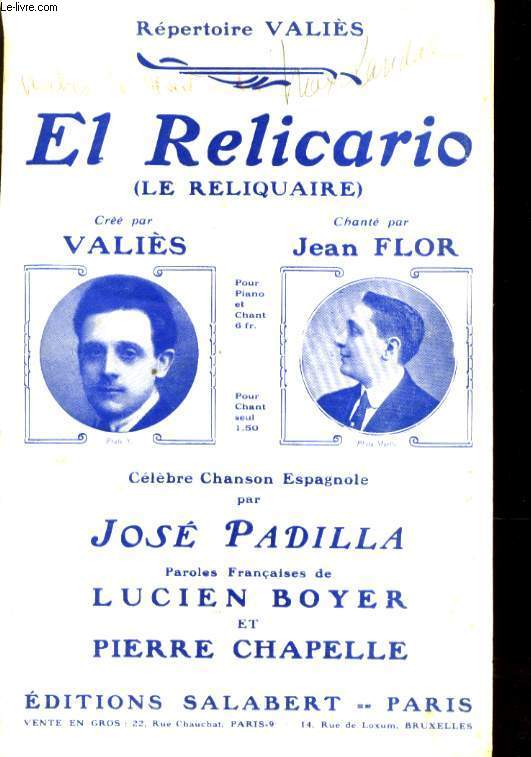 EL RELICARIO (LE RELIQUAIRE