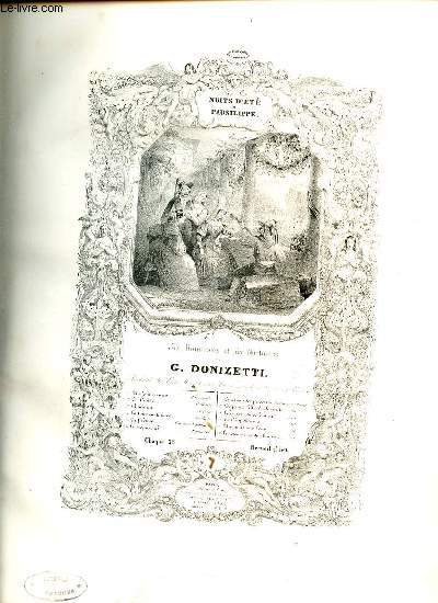 NUITS D'ETE A PAUSILIPPE. N7 LE RETOUR DES PROSCRITS NOCTURNES A DEUX VOIX.