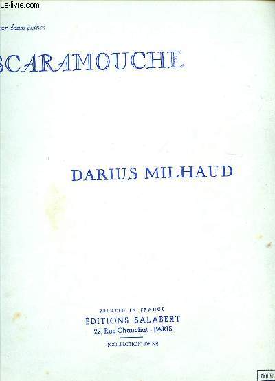 SCARAMOUCHE POUR DEUX PIANOS.