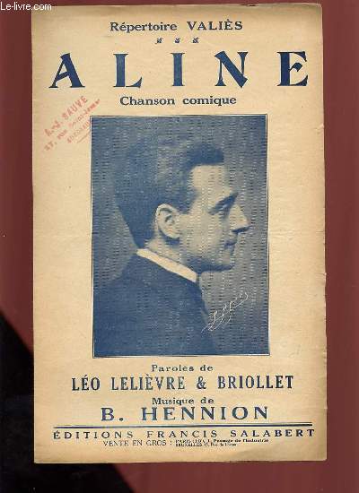 ALINE, CHANSON COMIQUE.
