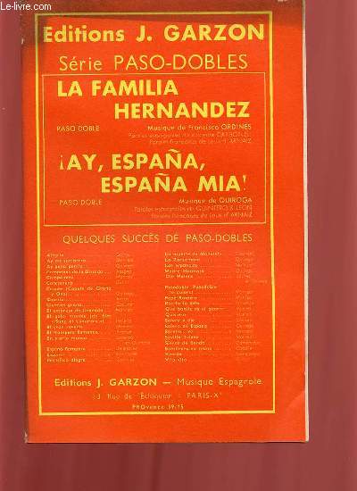 LA FAMILIA HERNANDEZ PASO DOBLE / AY, ESPANA, ESPANA MIA !