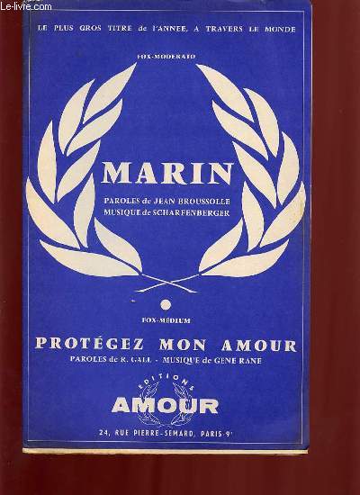 MARIN / PROTEGEZ MON AMOUR.