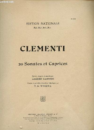 20 SONATES ET CAPRICES.