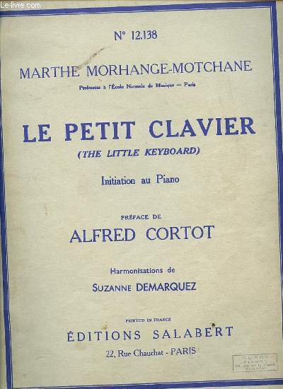 LE PETIT CLAVIER (THE LITTLE KEYBOARD).