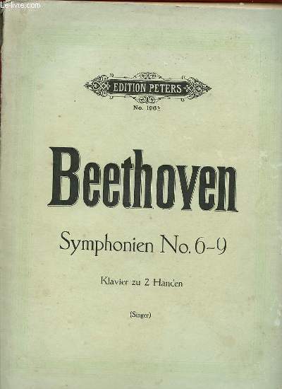 SYMPHONIEN. PIANOFORTE SOLO BEARBEITET. BAND I ET II.