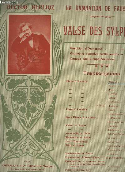 LA DAMNATION DE FAUST - VALSE DES SYLPHES - PIANO A DEUX MAINS.
