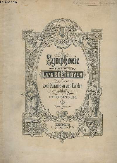 SYMPHONIE N 3 : EROICA, DEM FURSTEN VON LOBKOWITZ GEWIDMET - 2 PIANOFORTE.