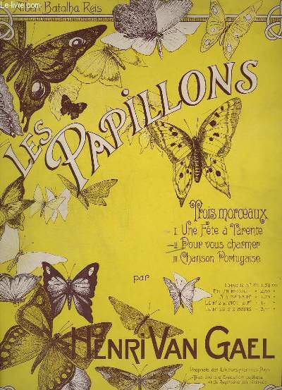 LES PAPILLONS - MORCEAU N 2 : POUR VOUS CHARMEZ - POUR PIANO.