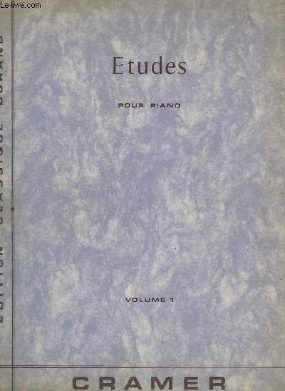 ETUDES POUR PIANO - VOLUME 1.