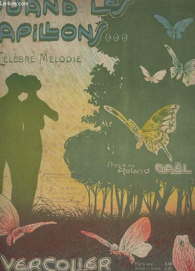 QUAND LES PAPILLONS... - MELODIE POUR PIANO.