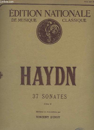 37 SONATES - LIVRE 1 (SONATE 22 A 37) - POUR PIANO.