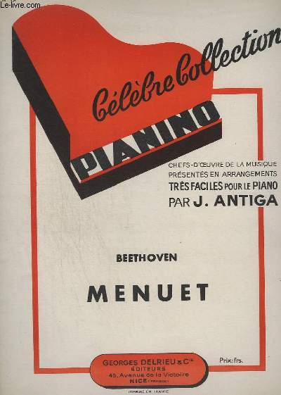 MENUET - COLLECTION PIANINO N72.