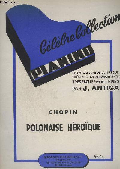 POLONAISE HEROIQUE - COLLECTION PIANINO N77.