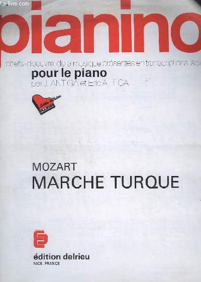 MARCHE TURQUE - COLLECTION PIANINO N14.