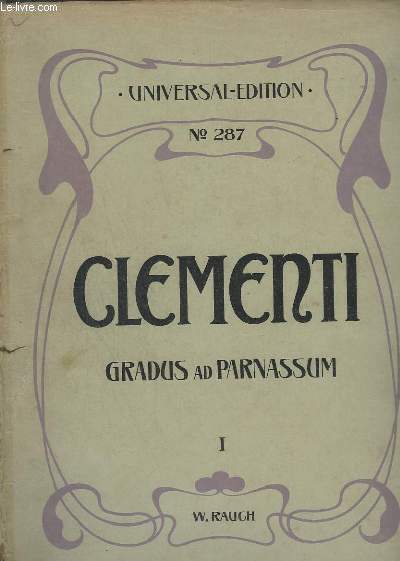 GRADUS AD PARNASSUM - LIVRE 1 - N287.