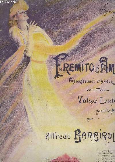 PREMITO D'AMORE - FREMISSEMENT D'AMOUR - VALSE LENTE POUR PIANO.