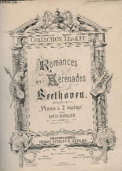 ROMANCES ET DERENADES - PIANO A 2 MAINS.