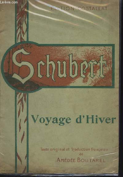 VOYAGE D'HIVER - PIANO ET CHANT.