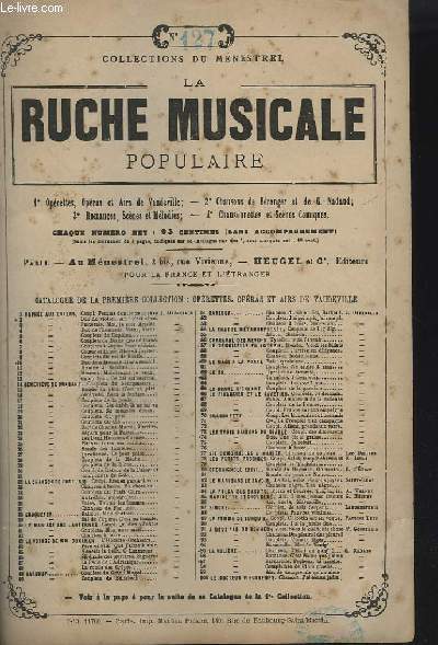 LA RUCHE MUSICALE POPULAIRE - N 127 : MIGNON - GUITARE ET CHANT.