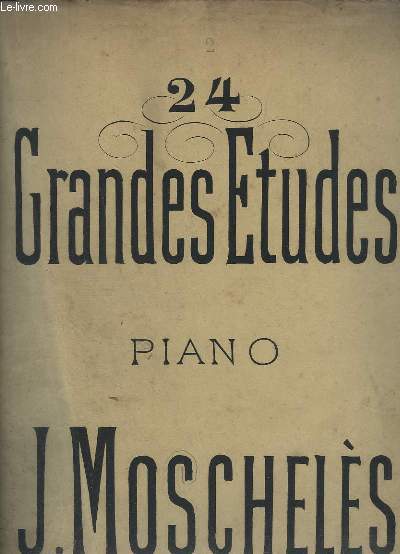 24 GRANDES ETUDES POUR PIANO EN DEUX LMIVRES - LIVRE 1 : ETUDE 13 A 24 - OP.70.